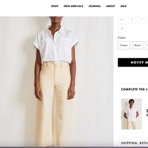 Apiece Apart Classic Merida Pant